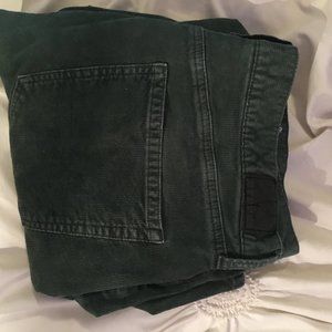 corduroy green jeans